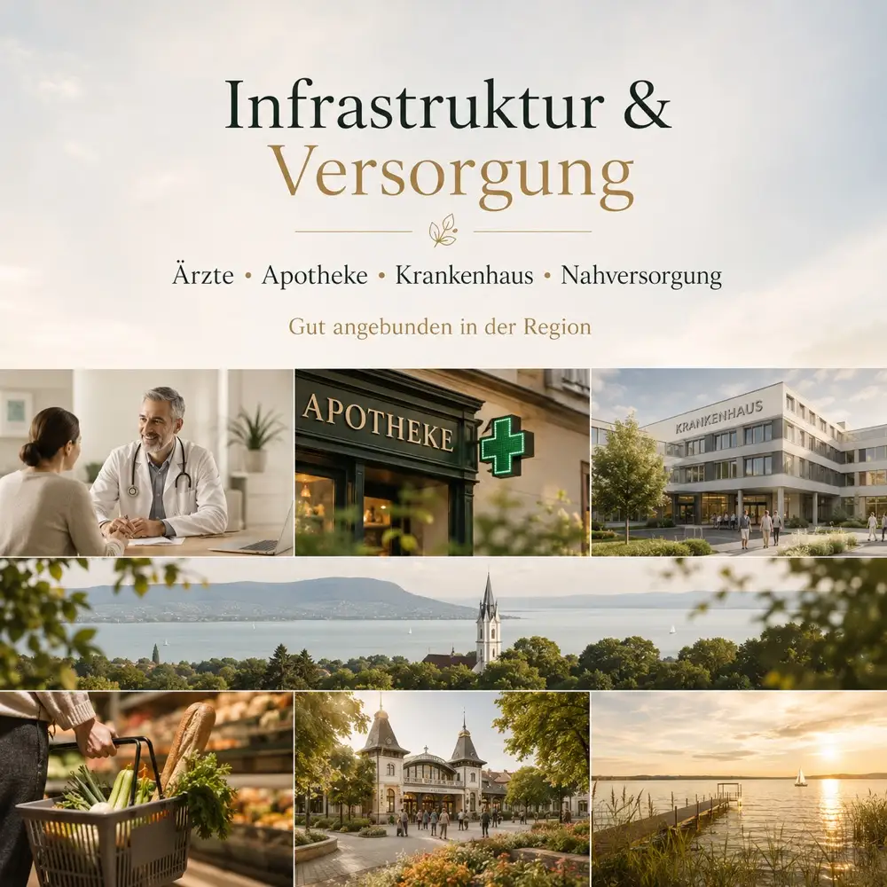 Infrastruktur und Versorgung – Ärzte, Apotheke, Krankenhaus, Nahversorgung